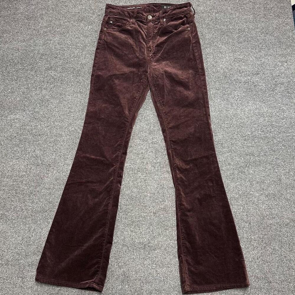 AG Jeans Women’s Farrah Stretch Velvet High Rise Bootcut Pant Western Jean 26x32